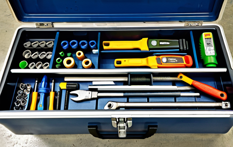 Organized Toolbox**

A meticulously organized toolbox filled with various tools. Tools are neatly arranged by type and frequency of use. Labels and color-coding enhance visibility. The toolbox is in a clean workshop environment. "safe for work", "appropriate content", "fully clothed" (implied, no people present), "professional", "organized", "perfect arrangement", "high quality", "detailed", "well-lit".

**